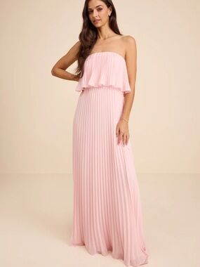 knee length dresses for ladies Eden Strapless Maxi Dress